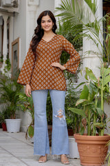 Premium Floral Print Kurti
