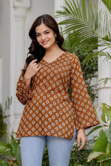 Premium Floral Print Kurti