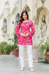 Floral Comfort Fit Kurti