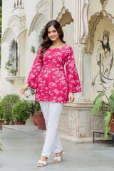 Floral Comfort Fit Kurti