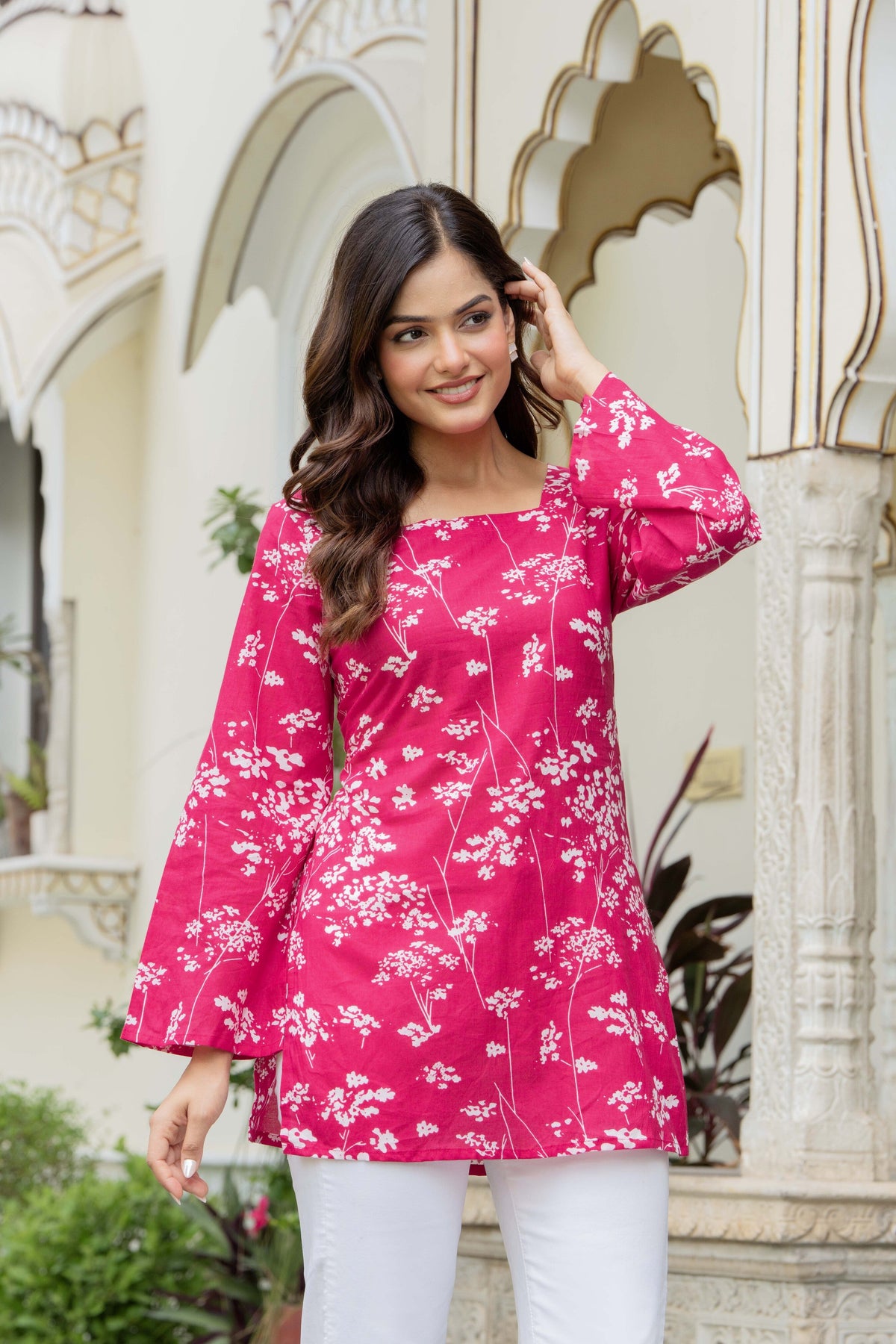 Floral Comfort Fit Kurti