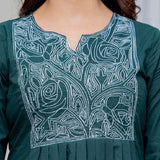 Deep Teal Embroidered 3-Piece Suit Set