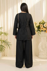 🌻 Sunflower Embroidery Farsi Set 🌻Black