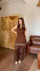 🤎 Stylish Brown 2-Piece Set 🤎
